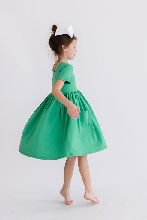 kelly-green-s-s-pocket-twirl-dress Mila & Rose at Sophia's Style--12-24M--2